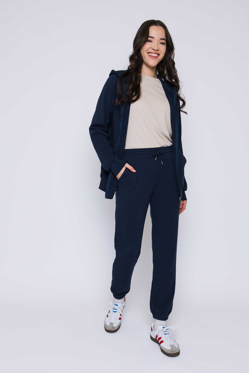 Tina-Luxe Fleece Oversized Zip Hoody